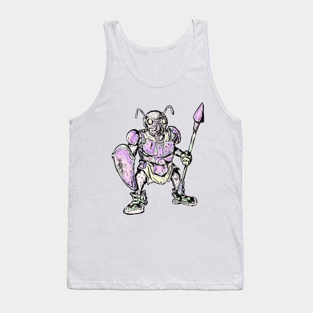 Mutant with color armor Tank Top by emalandia